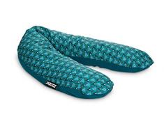 Snoozzz Coussin dallaitement Coussin de maternité Coussin de grossesse - avec housse en coton déhoussable et lavable – 185 cm - Remplissage : microbilles légères et silencieuses – Indian