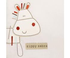 Bed-e-Byes Zippy Zebra 167 x 183 cm de ruban dans une boîte avec rideaux 1-tog Spike and Buzz