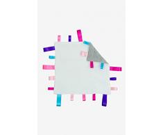 Kadolis Doudou Plat Coton Bio étiquettes NOUNI Gris