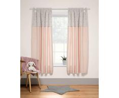 Mamas & Papas 2018 Millie et Boris Rideaux Tab Top, Rose
