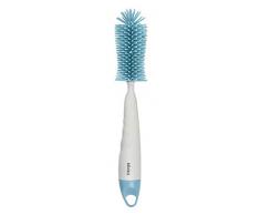 BÉABA, Goupillon/Brosse Biberons & Tétines en Silicone ultra souple, Embout souple et texturé, Nettoie biberons tétines et petits accessoires, Manche ergonomique, Trou d’accroche