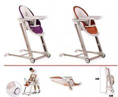 Star Ibaby Noa Chaise haute évolutive et pliable Violet