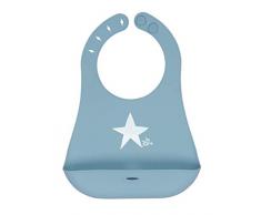 Jané Snap Bavoir en Silicone Enroulable Lavable/Réutilisable Forme de Pélican