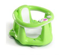 OKBABY Flipper Evolution - Anneau de Bain, Assise en Gomme Antidérapante pour Nouveau-né 6-15 Mois (13 kg) - Vert