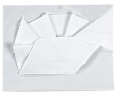 Andy & Helen 3/110 Seulement dessus Drap Plat Lit, blanc