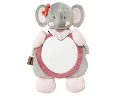 Nattou Miroir Siège Arrière Éléphant Adèle, Adèle et Valentine, 46 x 26 x 40 cm, Gris/Rose