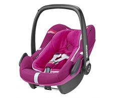 Maxi-Cosi 8798410110 Pebble + nacelle pour bébé Groupe 0+ I-SIZE (0-13 kg), utilisable dès la naissance jusquà environ 12 mois, convient pour la station daccueil FamilyFix One Rose