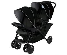 Graco Stadium Duo Click Connect poussette, noire et grise