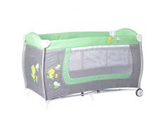 Lorelli 10080361818 Lit Parapluie à 2 Niveaux Danny 2 Vert