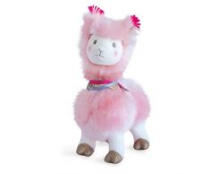 Histoire dOurs Lama Peluche Rose 30 cm