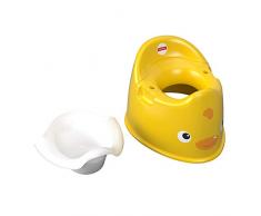 Fisher-Price Pot Canard pour bébé avec protection anti-éclaboussures, GCJ81