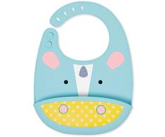 Bavoir en silicone Skip Hop Zoo pliable