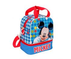 Panier dAsile avec poignées et bandoulière Figurine Mickey Souris 23 cm.