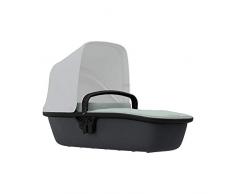 Quinny Lux 1505622000, Nacelle Bébé Ultra Légère pour Zapp Flex Plus, Zapp Flex et Zapp Xpress, Utilisable dès la Naissance, Grey On Graphite