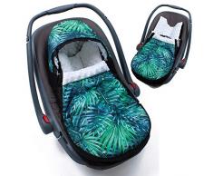 Sevira Kids - Chancelière - turbulette universelle - imperméable - pour la poussette ou siège auto - Tropicosy