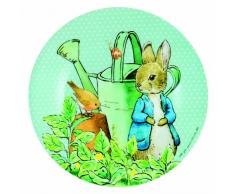 Pierre Lapin Assiette à Dessert Vert/Multicolore