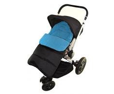 Chancelière compatible avec les poussettes Quinny Buzz, bleu océan