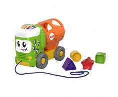 Fisher-Price Trieur de Forme à tirer, jouet bébé pour encourager lenfant à marcher, 12 mois et plus, GFY41