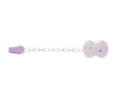 Chicco Attache Sucette Chaînette Physio x1 Rose 0 mois + (modèle aléatoire)
