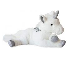 Histoire dOurs Peluche Licorne Argent 60 cm