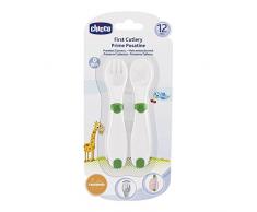 Chicco Mes Premiers Couverts x2 Vert Pomme 12 mois +