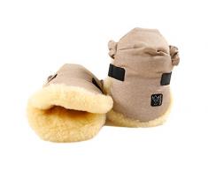 Kaiser Twoolly Chauffe Mains en Peau dAgneau Beige Mélange