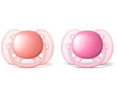 Philips Avent Sucette Ultra Douce pour Fille 6-18 Mois