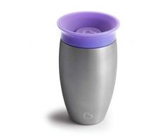 Munchkin Tasse Miracle 360º Acier Violette 296 ml