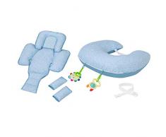 Clevamama Clevafoam Coussin Allaitement, Maternité Et Nid Bébé – Bleu