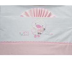 Duffi Baby 0731-06 Parure de lit 3 pièces pour bébé 100% coton