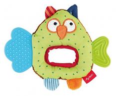 sigikid 40876, fille et garçon, anneau de dentition, hibou multicolore