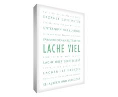 Little Helper LM1624-01G Feel Good Art Tableau sur toile épaisse style moderne