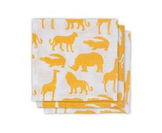 Jollein Face en tissu Safari rivière (3Pack), gant de toilette Hydrophiles Safari rivière (3Pack), gant de toilette Hydrophiles Safari rivière (3Pack), DE