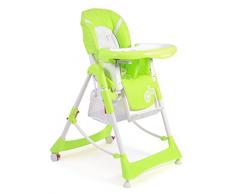 CHIC 4 BABY Chaise haute Enjoy, dossier et hauteur dassise réglable, pliable, couleurs assorties