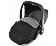 Chancelière Siège auto/Cosy orteils Compatible avec Kiddy Evo Lunafix Nouveau Siège auto Born Dolphin Gris