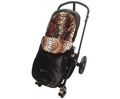 Imprimé animal Chancelière Poussette/Cosy orteils Compatible avec petite étoile Zia/Kurvi/Zukoo Leopard