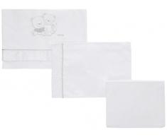 Italbaby Happy Family Berceau de lit, Blanc, 3 pièces