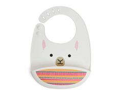 Skip Hop Zoo Bavoir en silicone Llama 110 g