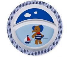 Sterntaler Assiette Bébé, Eléphant Erwin, Âge: Pour les bébés à partir de 6 mois, Bleu
