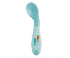 Chicco Ma Première Cuillère Coudée - x1 - Bleu - 8M+