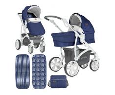 Lorelli 10021021842 Poussette Combinée Arizona Bleu Lorelli