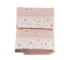 Laura Ashley à la main et serviette de bain serviette de bain Lot (roses)