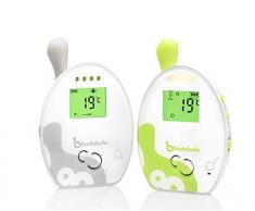 Badabulle Baby Online 1000m Babyphone avec Veilleuse Thermomètre Digital et 2 Adaptateurs Secteur