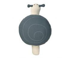 LÄSSIG Pouf Tricoté Garden Explorer Escargot Bleu Taille L 6 Unités 1542012471