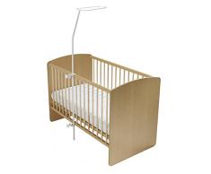 PMP Flèche Simple pour Lit Blanc Hauteur 152 cm