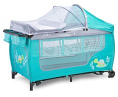 TERO-3552 GRANDE Plus MINZE Lit de voyage Vert