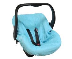 Looping - Housse Éponge pour Siège Auto Gr0/0+, Fabriquée en France (Bleu Lagon)