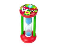 Hess Jouet en bois 14586 Horloge à dents Animaux de la forêt en bois Env. 8 x 3,5 cm