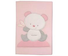 Andy & Helen 3/507cd03 _ r Couverture Lit Brodé polaire, rose