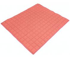 Ideenreich 2540 Tapis déveil pour bébé Motif Saumon gaufré 130 x 150 cm Idéal comme Couverture de Jeu, Tapis déveil et Tapis de Parc Orange
